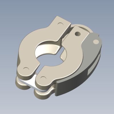 Svěrky pro vakuové rychlospoje - rychloupínací