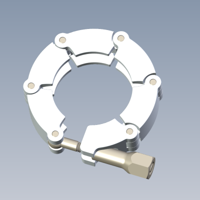 Svěrky pro vakuové rychlospoje - řetězové